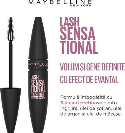 MAYBELLINE NEW YORK Lash Sensational mascara pentru volum si separarea genelor