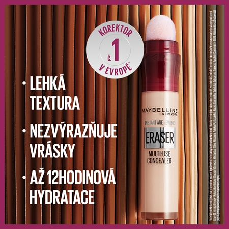MAYBELLINE NEW YORK Instant Anti Age Eraser tekutý korektor s houbičkovým aplikátorem