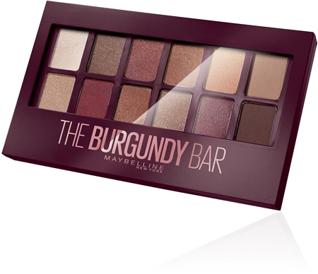 MAYBELLINE NEW YORK The Burgundy Bar Lidschattenpalette