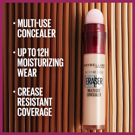 MAYBELLINE NEW YORK Il Cancella Età Instant Anti Age Eraser correttore liquido con applicatore in spugna