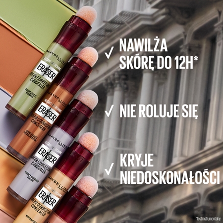MAYBELLINE NEW YORK Instant Anti Age Eraser korektor w płynie z aplikatorem w postaci gąbeczki