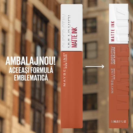 MAYBELLINE NEW YORK SuperStay Matte Ink ruj lichid mat pentru un efect de lunga durata