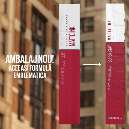 MAYBELLINE NEW YORK SuperStay Matte Ink ruj lichid mat pentru un efect de lunga durata
