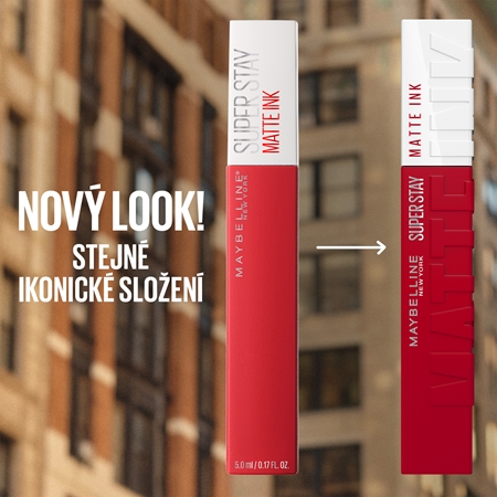 MAYBELLINE NEW YORK SuperStay Matte Ink matná tekutá rtěnka pro dlouhotrvající efekt