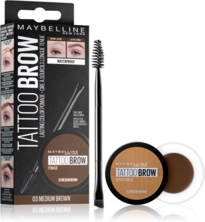 Tattoostudio™ waterproof eyebrow gel makeup deep brown