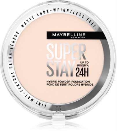 Maybelline SuperStay 24H Hybrid Powder-Foundation maquillaje compacto en polvo de acabado mate