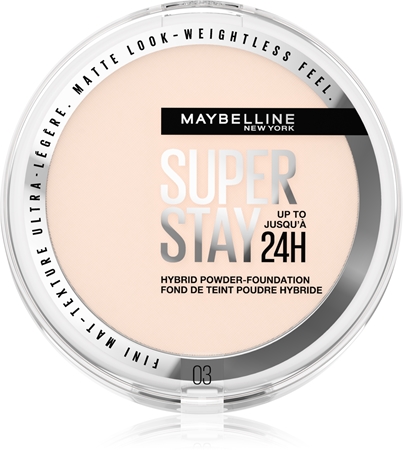 MAYBELLINE NEW YORK SuperStay 24H Hybrid Powder-Foundation kompaktní pudrový make-up pro matný vzhled
