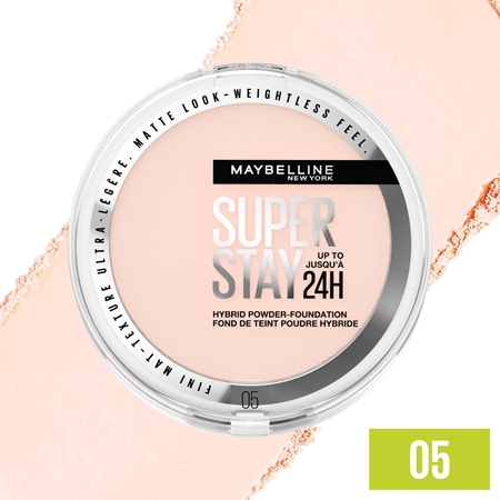 MAYBELLINE NEW YORK SuperStay 24H Hybrid Powder-Foundation kompaktni pudrasti make-up za mat videz