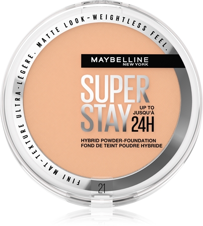 MAYBELLINE NEW YORK SuperStay 24H Hybrid Powder-Foundation kompaktní pudrový make-up pro matný vzhled