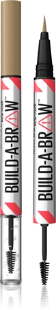 MAYBELLINE NEW YORK Build-A-Brow Beidseitiger Augenbrauenstift für Fixation und Form