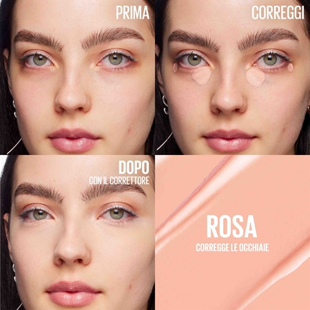 MAYBELLINE NEW YORK Il Cancella Età Instant Anti Age Eraser correttore liquido con applicatore in spugna