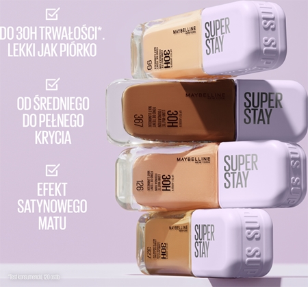 MAYBELLINE NEW YORK SuperStay Lumi-Matte lekki podkład dla długotrwałego efektu