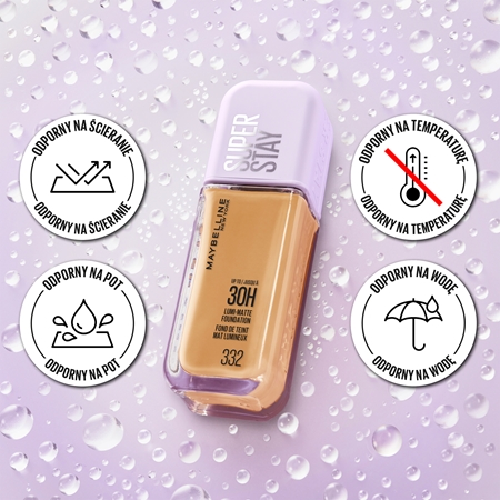 MAYBELLINE NEW YORK SuperStay Lumi-Matte lekki podkład dla długotrwałego efektu