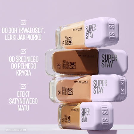 MAYBELLINE NEW YORK SuperStay Lumi-Matte lekki podkład dla długotrwałego efektu