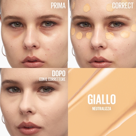 MAYBELLINE NEW YORK Il Cancella Età Instant Anti Age Eraser correttore liquido con applicatore in spugna