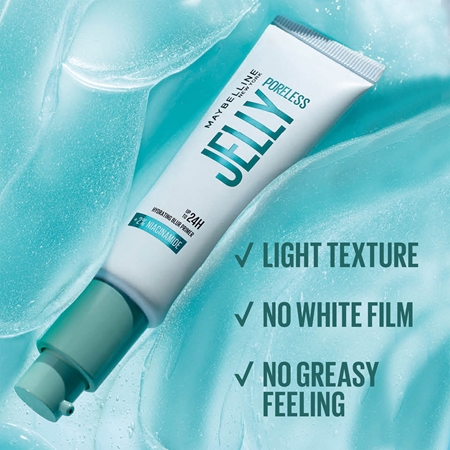 MAYBELLINE NEW YORK Primer Jelly основа под фон дьо тен