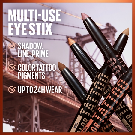 MAYBELLINE NEW YORK Color Tattoo 24 HR oční stíny a tužka na oči