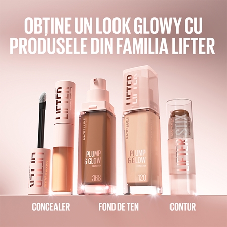 MAYBELLINE NEW YORK Lifter Plump & Glow machiaj de stralucire pentru un look natural