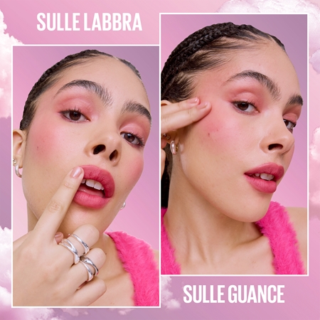 MAYBELLINE NEW YORK CloudTopia blush in crema matte per labbra e guance