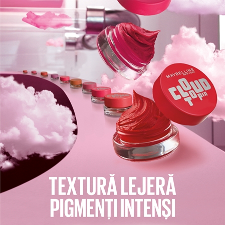 MAYBELLINE NEW YORK CloudTopia blush mat cremos buze si obraz