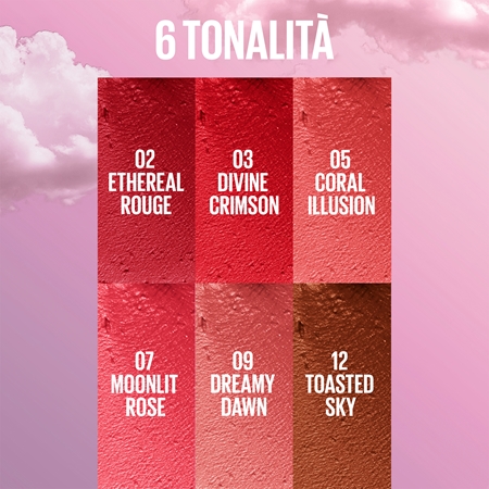 MAYBELLINE NEW YORK CloudTopia blush in crema matte per labbra e guance