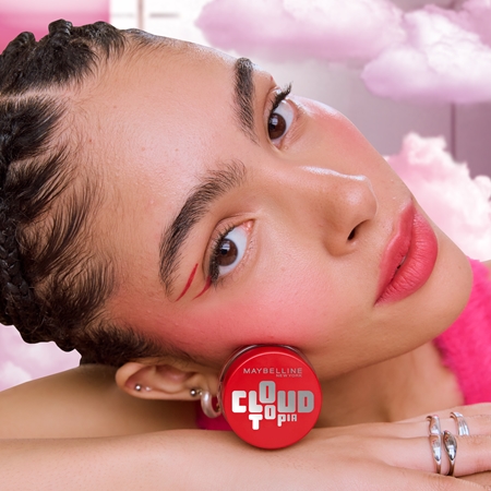 MAYBELLINE NEW YORK CloudTopia blush mat cremos buze si obraz