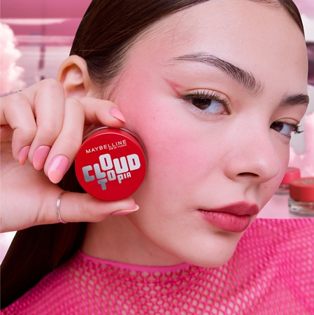 MAYBELLINE NEW YORK CloudTopia blush mat cremos buze si obraz