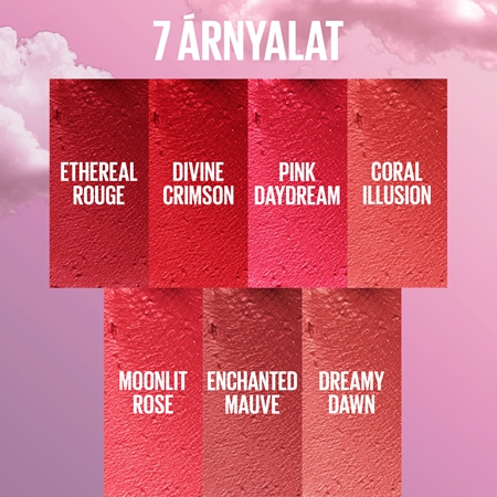 MAYBELLINE NEW YORK CloudTopia matt krémes arcpírositó az arcra és a szájra
