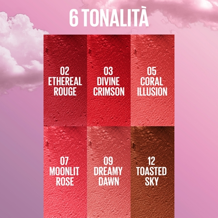 MAYBELLINE NEW YORK CloudTopia blush in crema matte per labbra e guance