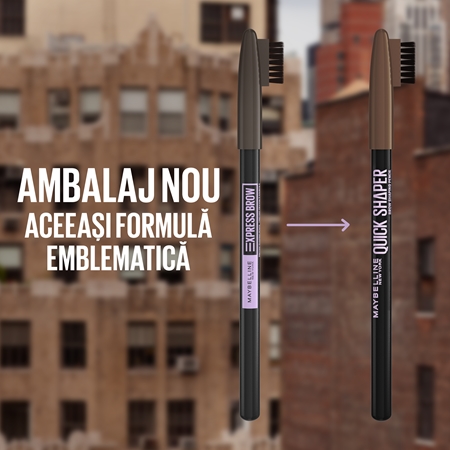MAYBELLINE NEW YORK Quick Shaper creion sprâncene precise cu pensula