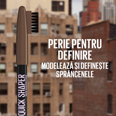 MAYBELLINE NEW YORK Quick Shaper creion sprâncene precise cu pensula