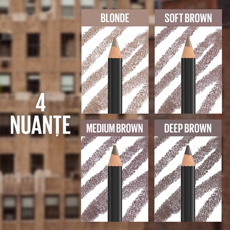 MAYBELLINE NEW YORK Quick Shaper creion sprâncene precise cu pensula
