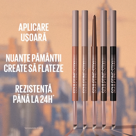 MAYBELLINE NEW YORK Sculpting Stix dermatograf automat cu pensula