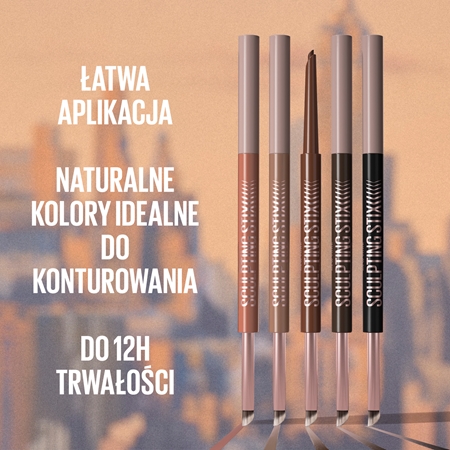 MAYBELLINE NEW YORK Sculpting Stix automatyczna kredka do powiek z pędzelkiem