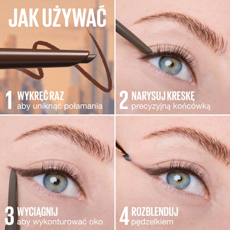 MAYBELLINE NEW YORK Sculpting Stix automatyczna kredka do powiek z pędzelkiem