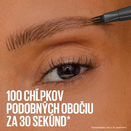 MAYBELLINE NEW YORK Brow Inserts fix na obočie s kefkou 2 v 1