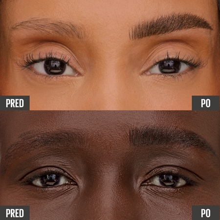 MAYBELLINE NEW YORK Brow Inserts fix na obočie s kefkou 2 v 1