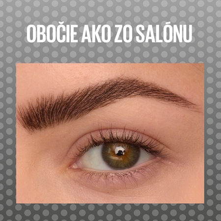 MAYBELLINE NEW YORK Brow Inserts fix na obočie s kefkou 2 v 1