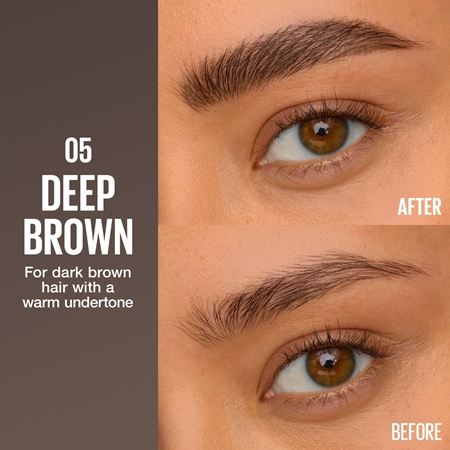 MAYBELLINE NEW YORK Brow Inserts Eyebrow Pen with 2-in-1 brush