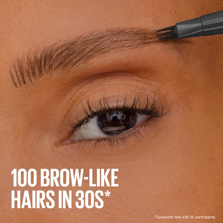 MAYBELLINE NEW YORK Brow Inserts Eyebrow Pen with 2-in-1 brush