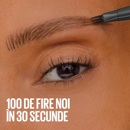 MAYBELLINE NEW YORK Brow Inserts creion pentru sprancene perie 2 in 1