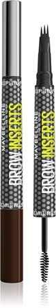 MAYBELLINE NEW YORK Brow Inserts μαρκαδόρος για τα φρύδια με βούρτσα 2 σε1