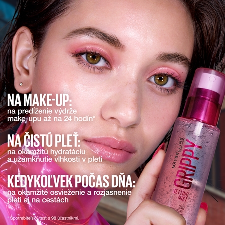 MAYBELLINE NEW YORK Grippy Setting Mist fixačný sprej na make-up