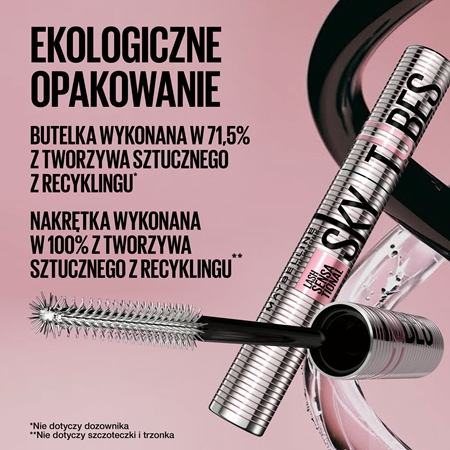 MAYBELLINE NEW YORK Lash Sensational Sky Tubes długotrwały tusz do rzęs do przedłużania rzęs