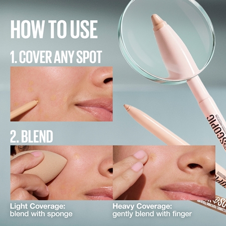 MAYBELLINE NEW YORK Microscopic Concealer crayon correcteur haute couvrance