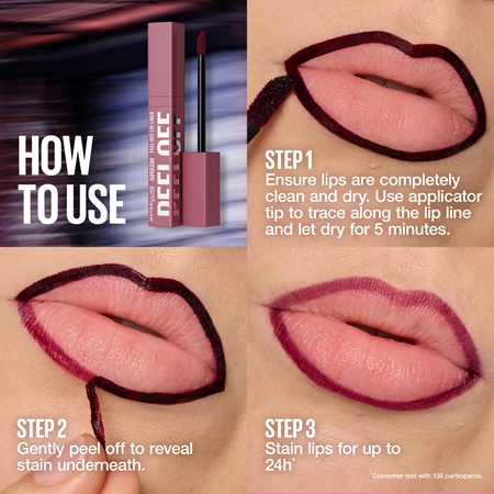 MAYBELLINE NEW YORK SuperStay Peel Off rouge à lèvres peel off