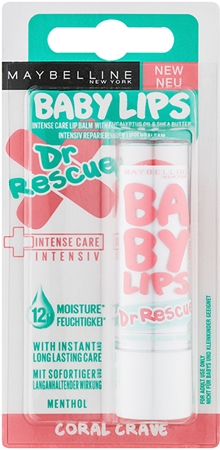MAYBELLINE NEW YORK Baby Lips Dr Rescue feuchtigkeitsspendendes Lippenbalsam mit kühlender Wirkung
