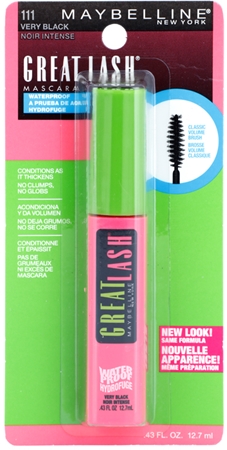 MAYBELLINE NEW YORK Great Lash Very Black waterproof mascara