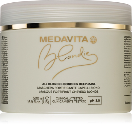Medavita Blondie All Blondes Bonding Deep Mask Fortifying Mask for colour-treated hair