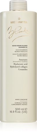 Medavita Blondie Never Ending Blonde Shimmer Oil λάδι για τα μαλλιά για ξάνοιγμα των μαλλιών